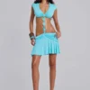 Oceya Cut-out Mini Dress