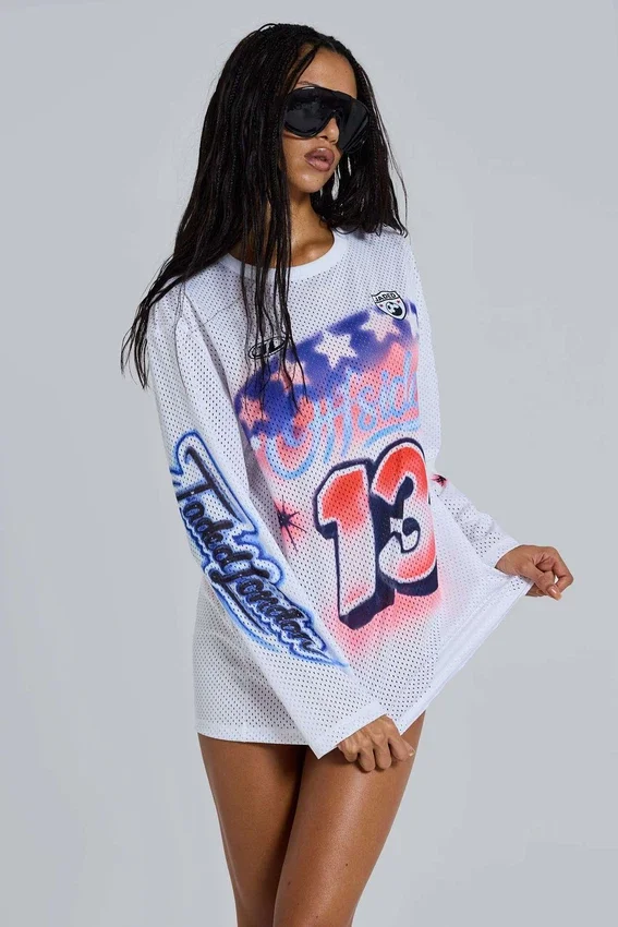 Off-Side Airbrush Airtex Oversized Tee