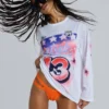 Off-Side Airbrush Airtex Oversized Tee