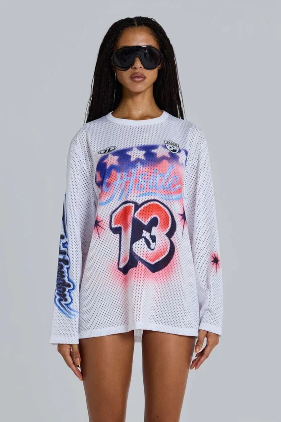 Off-Side Airbrush Airtex Oversized Tee