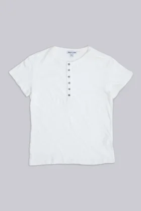 Off White Haze Henley T-Shirt