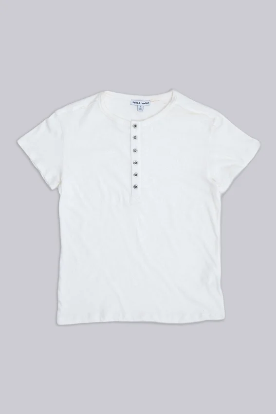 Off White Haze Henley T-Shirt