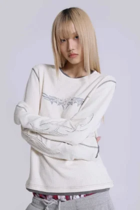 Off White Tattoo Applique Tee