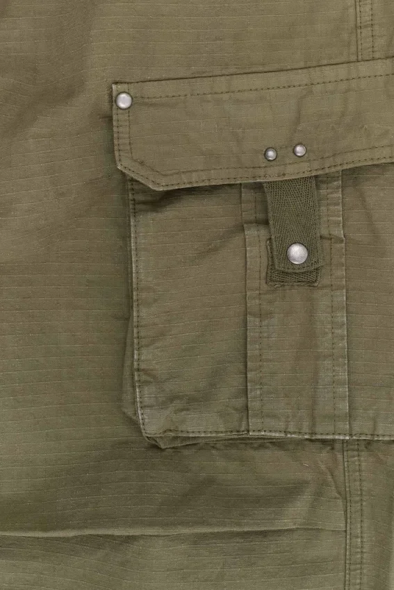 Olive XL Parachute Cargo Pants