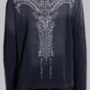 Opaque Navy LS Top