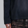 Opaque Navy LS Top