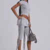 Oxara Snakechain Heeled Wedge Sandal