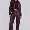 Oxblood Piston Jacket