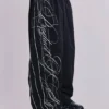 P.O.A. Black Vapor Tracksuit Bottoms