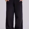 Petite Black Baggy Monster Joggers