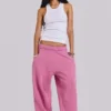Pink Baggy Cuffed Monster Joggers