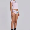 Pink No.13 Football Baby Tee
