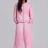Pink Sporty Baggy Monster Hoodie