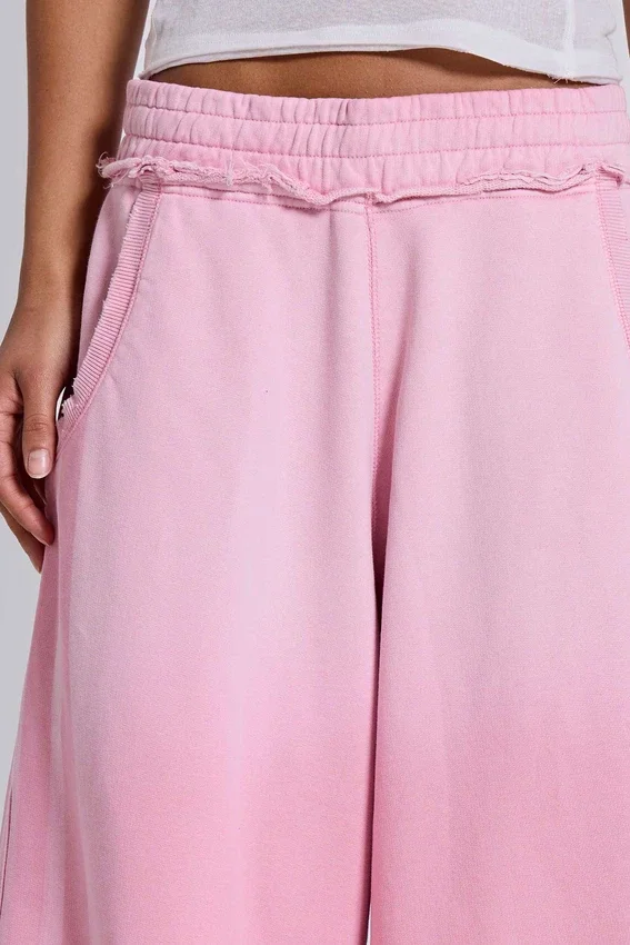 Pink Sporty Baggy Monster Joggers