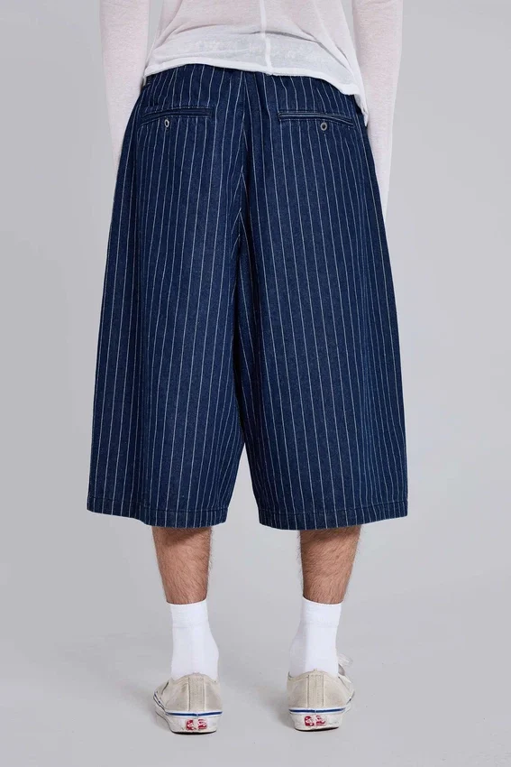 Pinstripe Denim XL Goliath Shorts