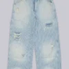 Pinstripe Double Knee Carpenter Jeans