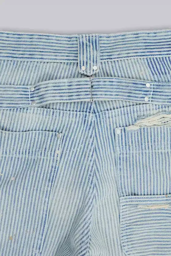 Pinstripe Double Knee Carpenter Jeans