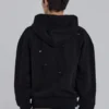 Pullover Bitten Hoodie in Black