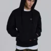 Pullover Bitten Hoodie in Black