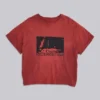 Quasi Red Cropped T-Shirt
