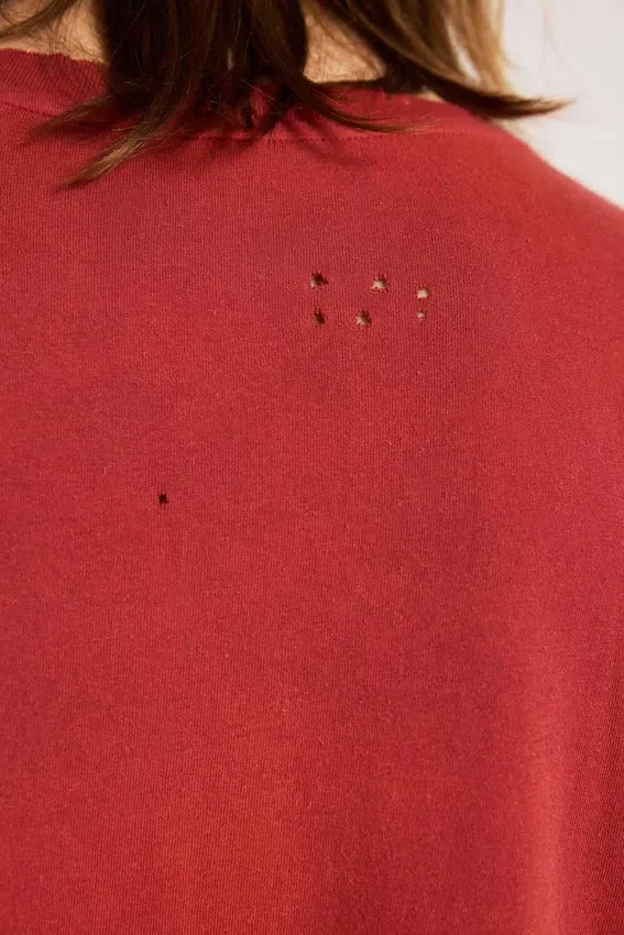 Quasi Red Cropped T-Shirt