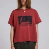 Quasi Red Cropped T-Shirt