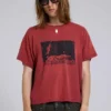 Quasi Red Cropped T-Shirt