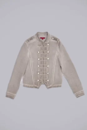 Rebel Military Jacket in Clay