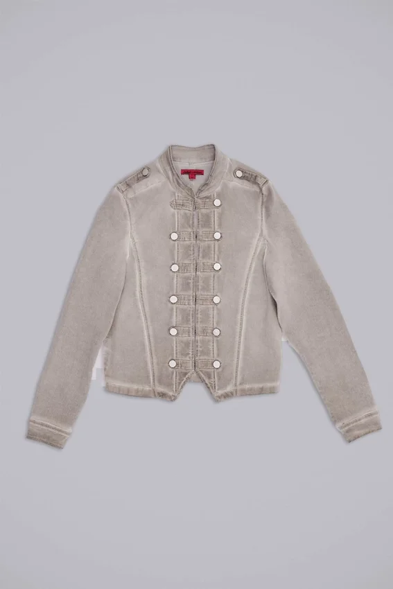 Rebel Military Jacket in Clay