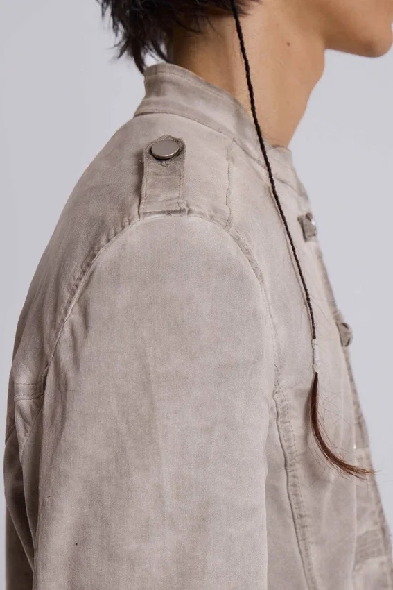 Rebel Military Jacket in Clay