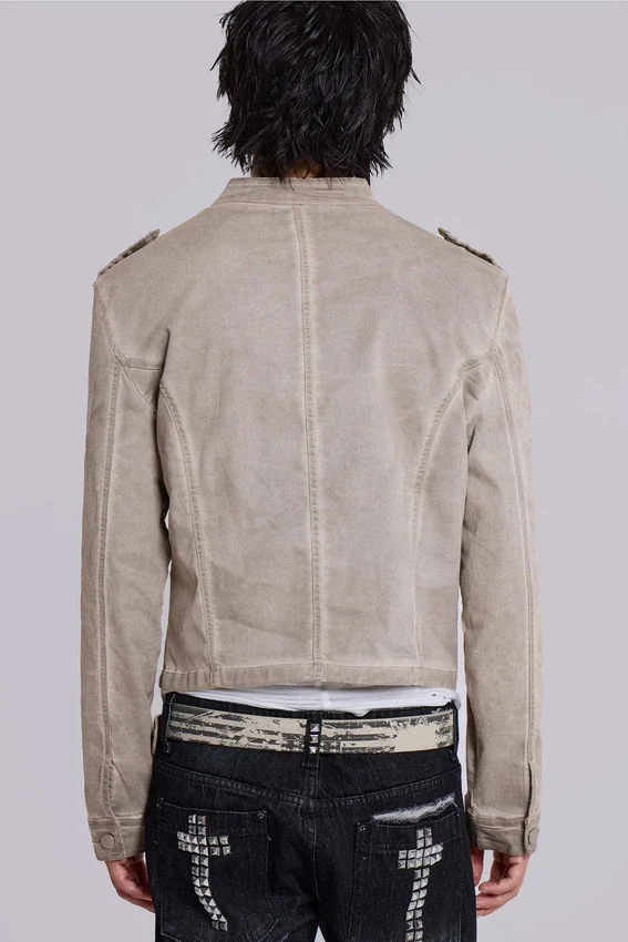 Rebel Military Jacket in Clay