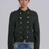 Rebel Military Jacket in Khaki