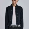 Rebel Military Jacket in Washed Black