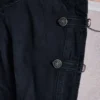 Rebel Military Jacket in Washed Black