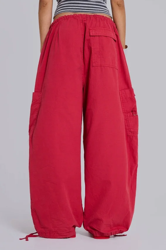 Red Parachute Cargo Pants