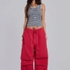 Red Parachute Cargo Pants