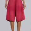 Red Sport Stripe Monster Jogger Shorts