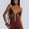Rhyxa Lace Up Mini Dress
