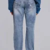 Rider Low Rise Straight Leg Jeans in Light Wash