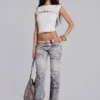 Rider Low Rise Straight Leg Jeans in Painter