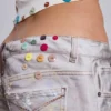 Solira Button Cut Out Top