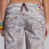Rider Low Rise Straight Leg Jeans in Painter