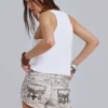 Rock Revival Dirty Studded Mini Shorts