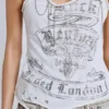 Rock Revival Chain Embroidered Vest Top