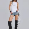 Rock Revival Embellished Denim Mini Shorts