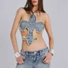 Rock Revival Studded Fleur de Lis Top