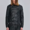 Rock Revival Military Moto Jacket