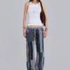 Rock Revival Patchwork Flag Rider Jeans