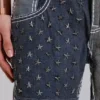 Rock Revival Patchwork Flag Rider Jeans