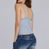 Roxxi Lace Mesh Cami Top